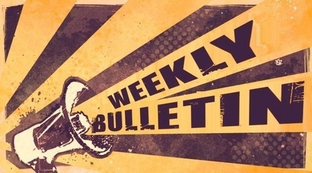 Weekly Bulletin - September 7th, 2020