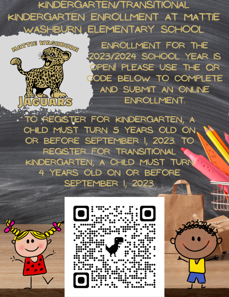 Flyer for kindergarten Registration