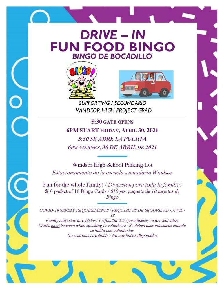 Drive-In Bingo Bingo De Bocadillo