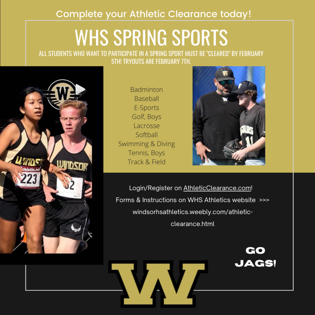 WHS Spring Sports Clearance 